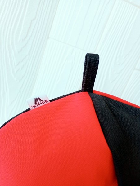 画像5: 赤黒アウトドアサウナハット（タイプ１） (5)