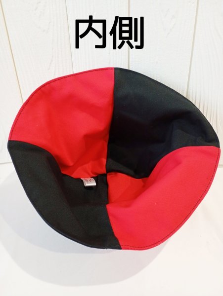 画像6: 赤黒アウトドアサウナハット（タイプ１） (6)