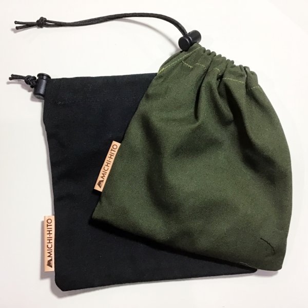 画像1: 帆布スタッフサックS（一本締め巾着） (1)