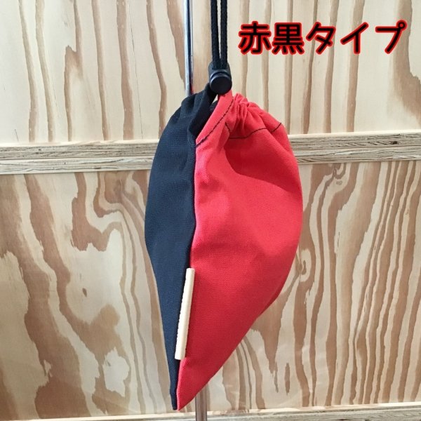 画像4: 帆布スタッフサックM（一本締め巾着） (4)