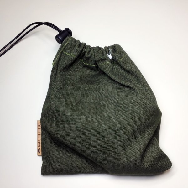 画像9: 帆布スタッフサックM（一本締め巾着） (9)
