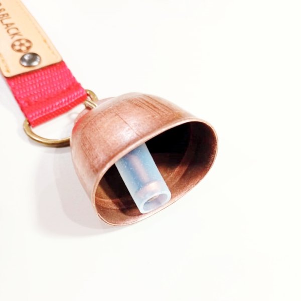 画像12: ミチヒトオリジナル熊鈴（赤黒バージョン） (12)