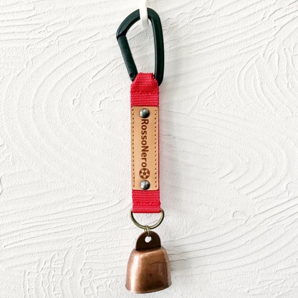 画像10: ミチヒトオリジナル熊鈴（赤黒バージョン） (10)